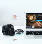 Kábel USB na mini USB, 480 Mbps, 3 m, čierny 9