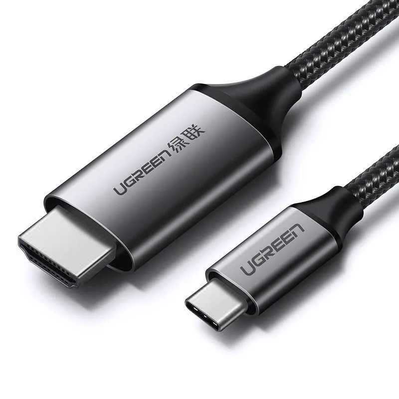 Cablu adaptor HDMI la USB-C, 4K 60Hz, 1,5 m, negru și gri