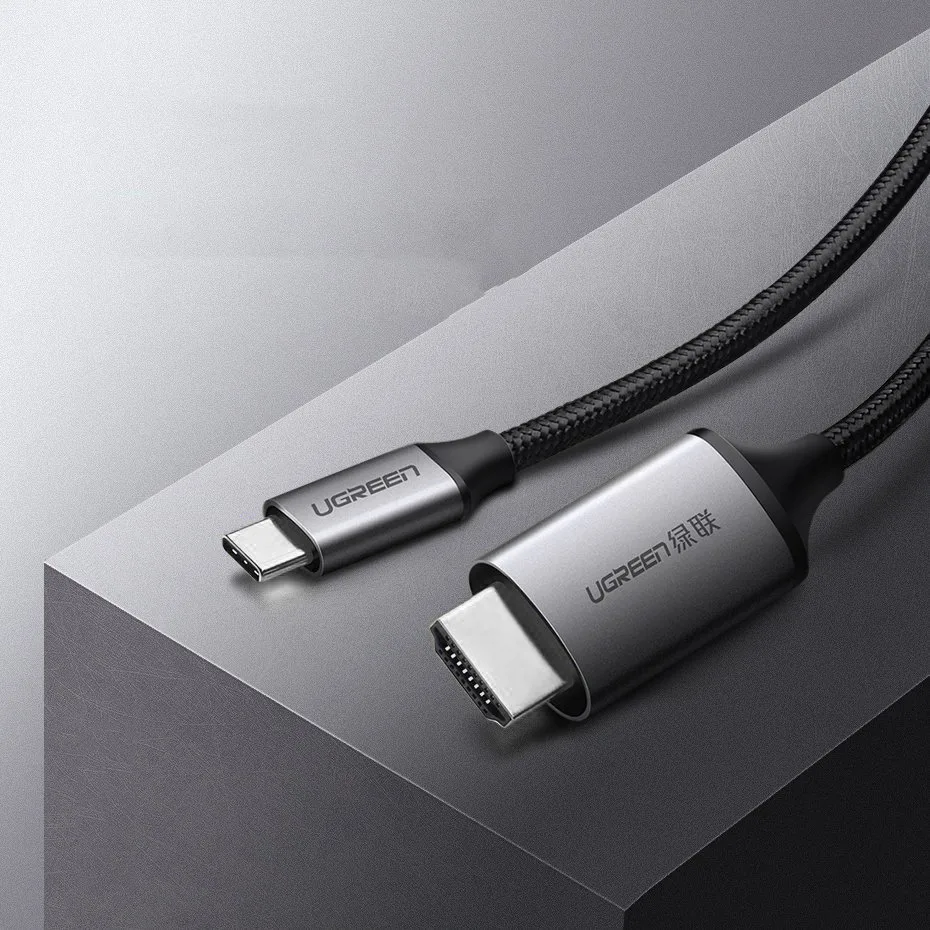 Cablu adaptor HDMI la USB-C, 4K 60Hz, 1,5 m, negru și gri 10