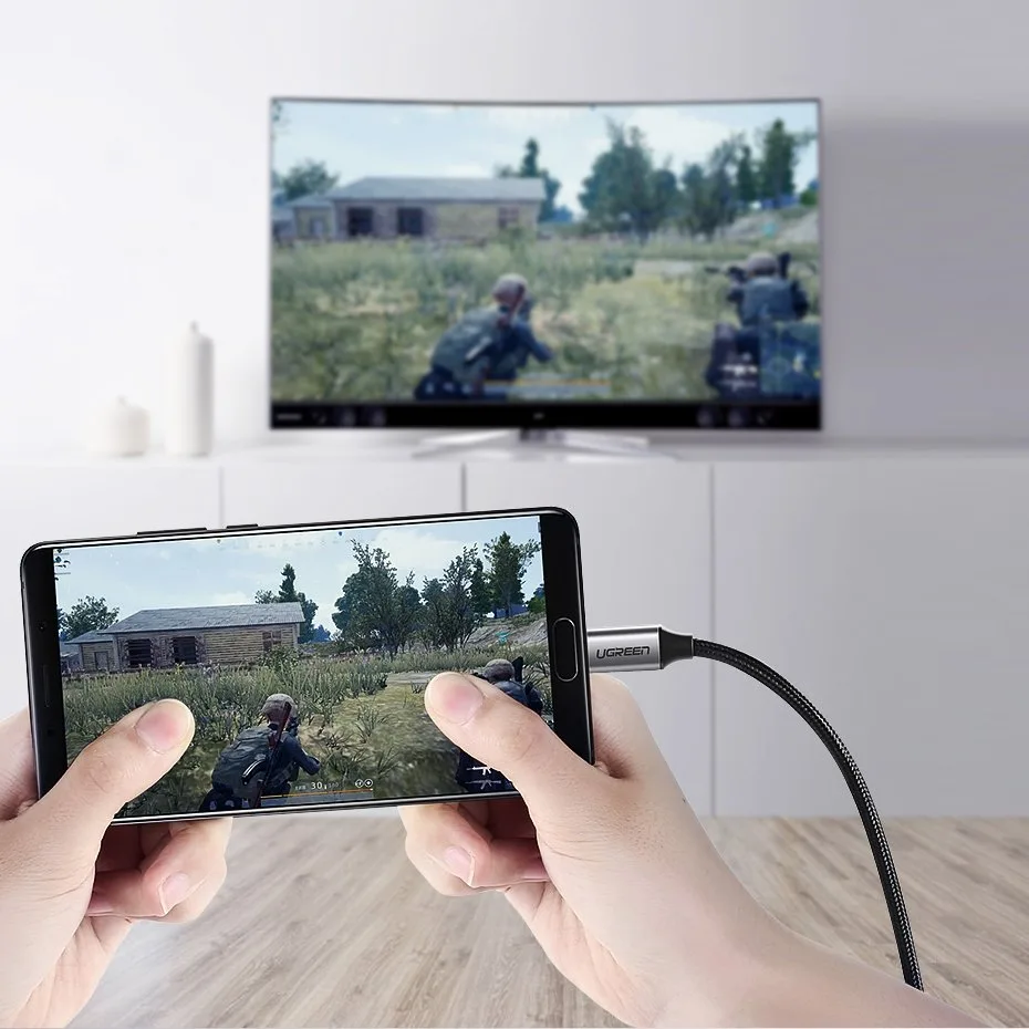 Cablu adaptor HDMI la USB-C, 4K 60Hz, 1,5 m, negru și gri 2