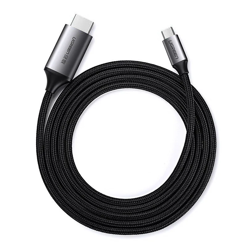 Cablu adaptor HDMI la USB-C, 4K 60Hz, 1,5 m, negru și gri 9