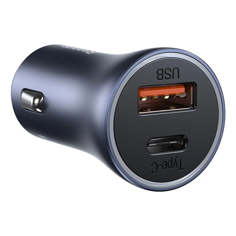40 W PD QC USB-C / USB-Schnellladegerät für das Auto + USB-C-Kabel (grau) 4