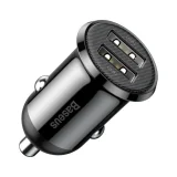 Grain PRO 2x USB 4,8 A autós töltő, fekete