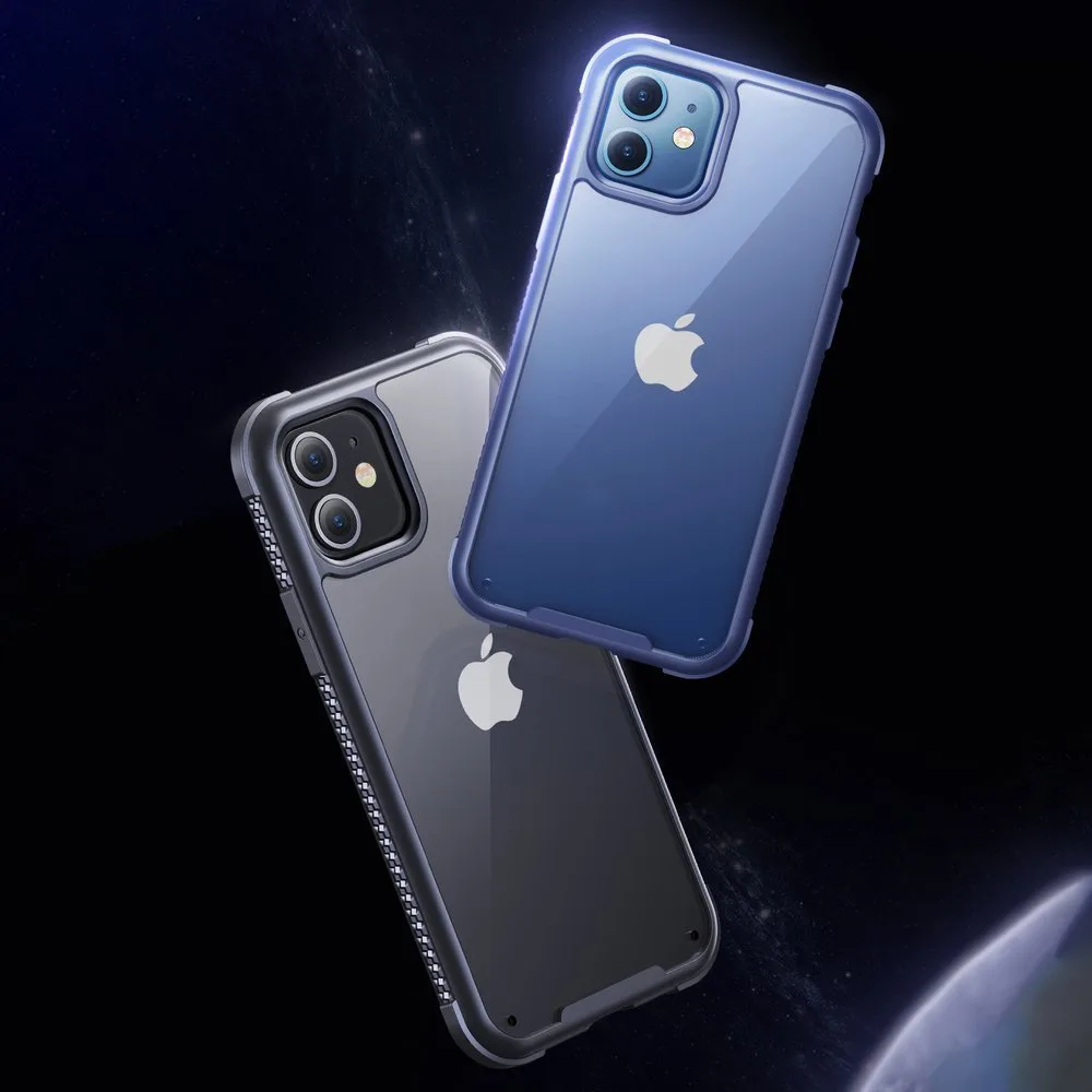 Frigate sorozatú fekete, strapabíró tok iPhone 12 Pro Max-hoz