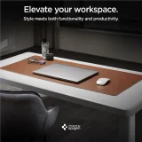 Ne klizna podloga za gejmerski laptop za stol, 90x40 cm, smeđa 11