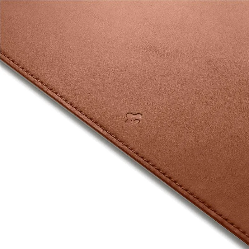 Csúszásgátló gamer laptop egérpad asztalra, 90x40 cm, barna 3