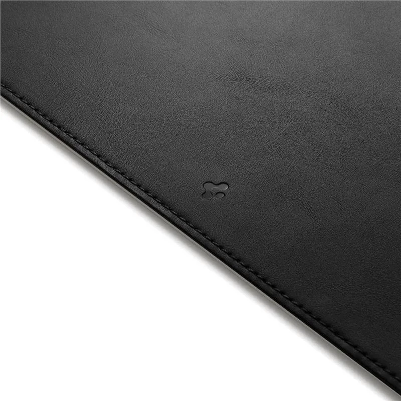 Podkładka mata na biurko pod myszkę laptop antypoślizgowa gamingowa 90x40cm czarna 2