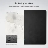 Podkładka mata na biurko pod myszkę laptop antypoślizgowa gamingowa 90x40cm czarna 9