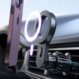 Magnetsko držače za automobil za iPhone s MagSafe za ventilaciju, crni 7