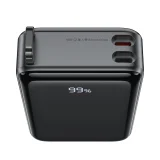 20000mAh M4 PD 67W Power Bank s ugrađenim USB-C kabelom, crna 2