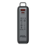 20000mAh M4 PD 67W Power Bank s ugrađenim USB-C kabelom, crna 5