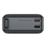 20000mAh M4 PD 67W Power Bank s ugrađenim USB-C kabelom, crna 6