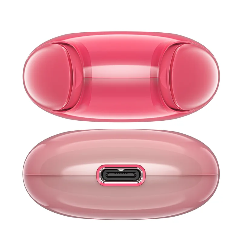 T9 Bluetooth 5.3 Wireless Earbuds USB-C Red 5
