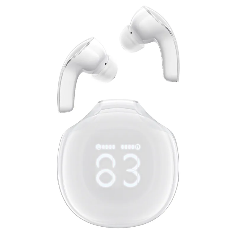 T9 Bluetooth 5.3 vezeték nélküli fülhallgató USB-C Fehér