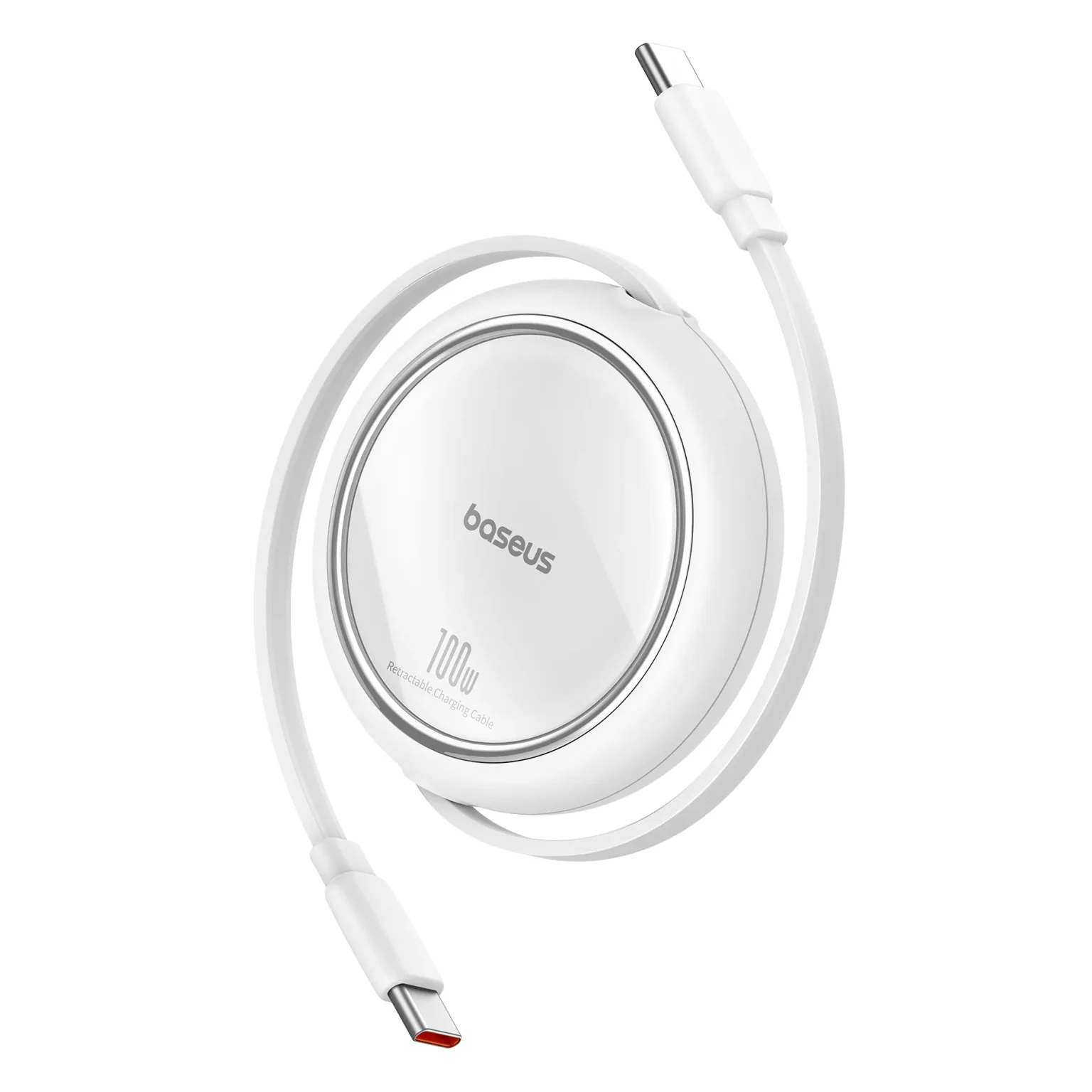 Free2Draw Mini 1 m biely 100 W USB-C navíjací kábel Free2Draw Mini 1 m biely 100 W USB-C navíjací kábel