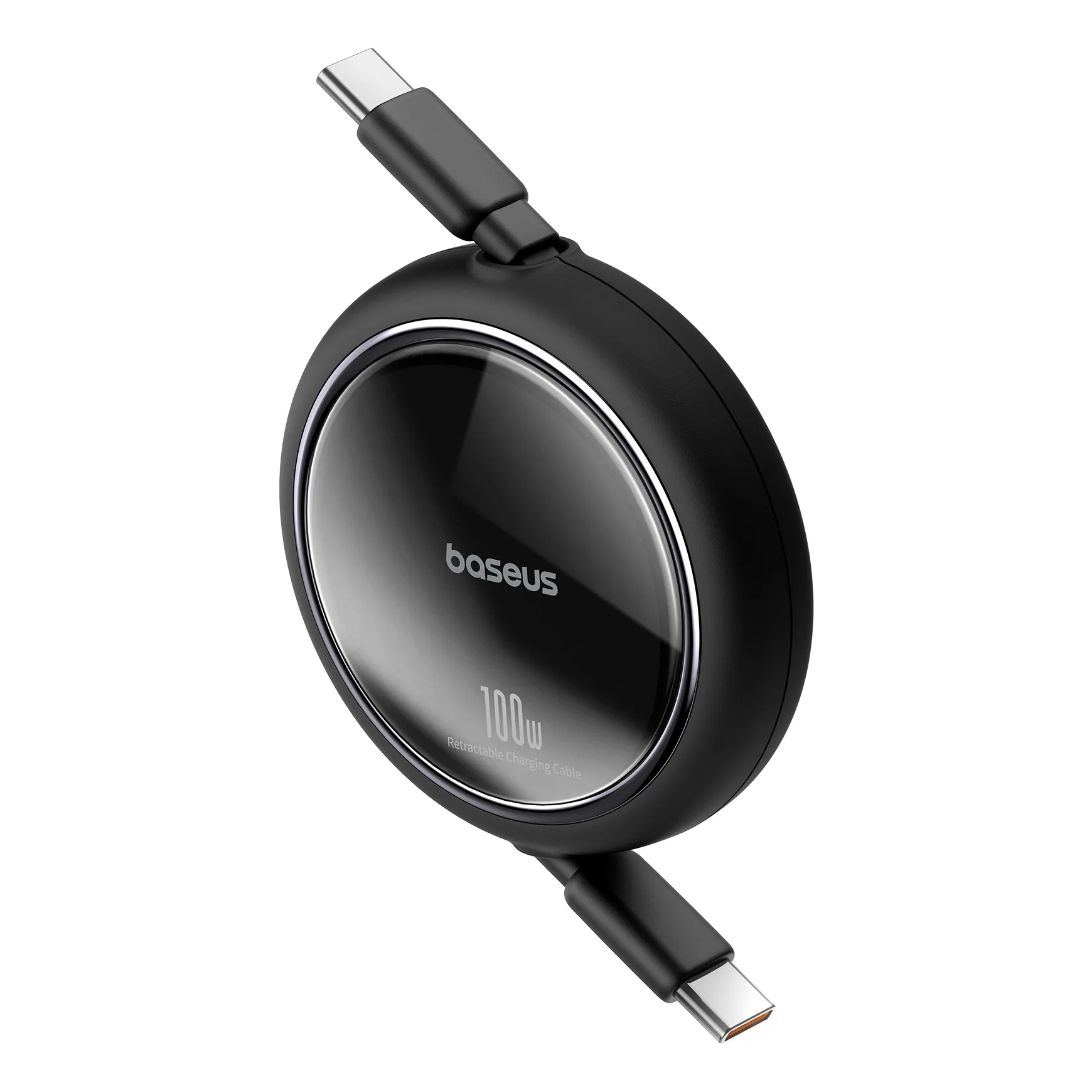 Free2Draw Mini 1 m schwarzes 100-W-USB-C-Einziehkabel 2