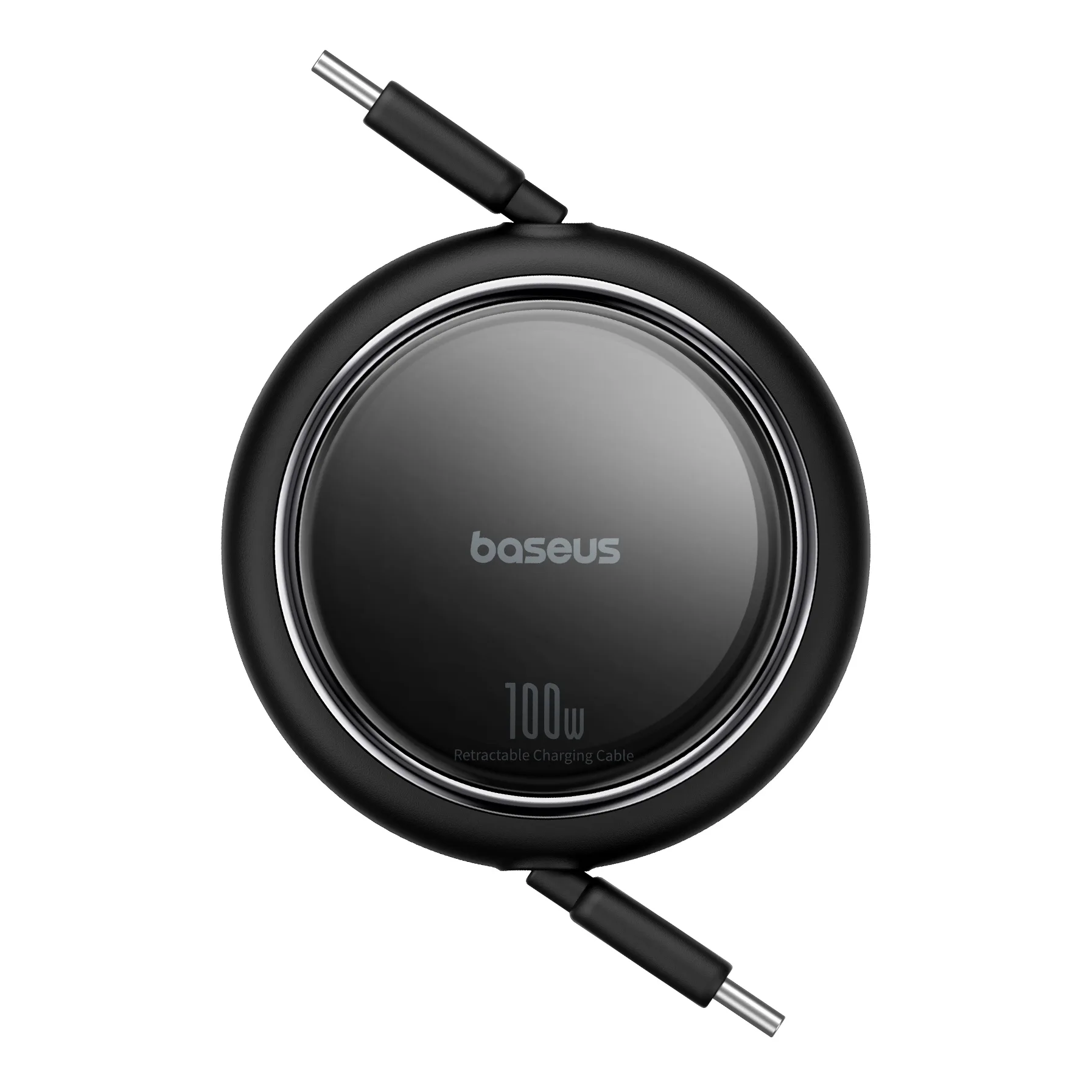 Free2Draw Mini 1 m schwarzes 100-W-USB-C-Einziehkabel 3