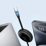 Kabel przewód wysuwany zwijany USB-C 100W Free2Draw Mini 1m czarny 4
