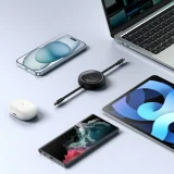 Kabel przewód wysuwany zwijany USB-C 100W Free2Draw Mini 1m czarny 8