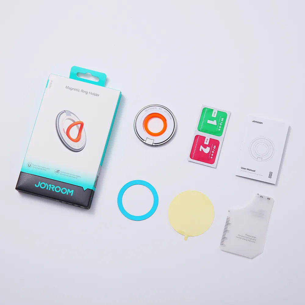 Magnetický držiak na telefón MagSafe, oranžový prsteň 8