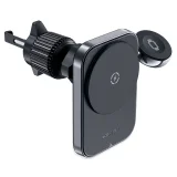 2-in-1-Autohalterung mit induktivem Ladegerät für Smartphone und Smartwatch MagSafe Qi Schwarz 3