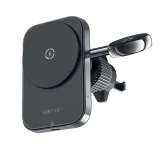 2-in-1-Autohalterung mit induktivem Ladegerät für Smartphone und Smartwatch MagSafe Qi Schwarz 4