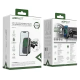 2-in-1-Autohalterung mit induktivem Ladegerät für Smartphone und Smartwatch MagSafe Qi Schwarz 7