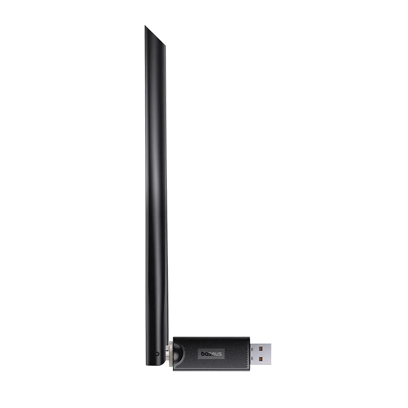 Külső USB-s 2,4 GHz-es, 150 Mbps-es WiFi-hálózati kártya 6 dBi-es antennával, fekete