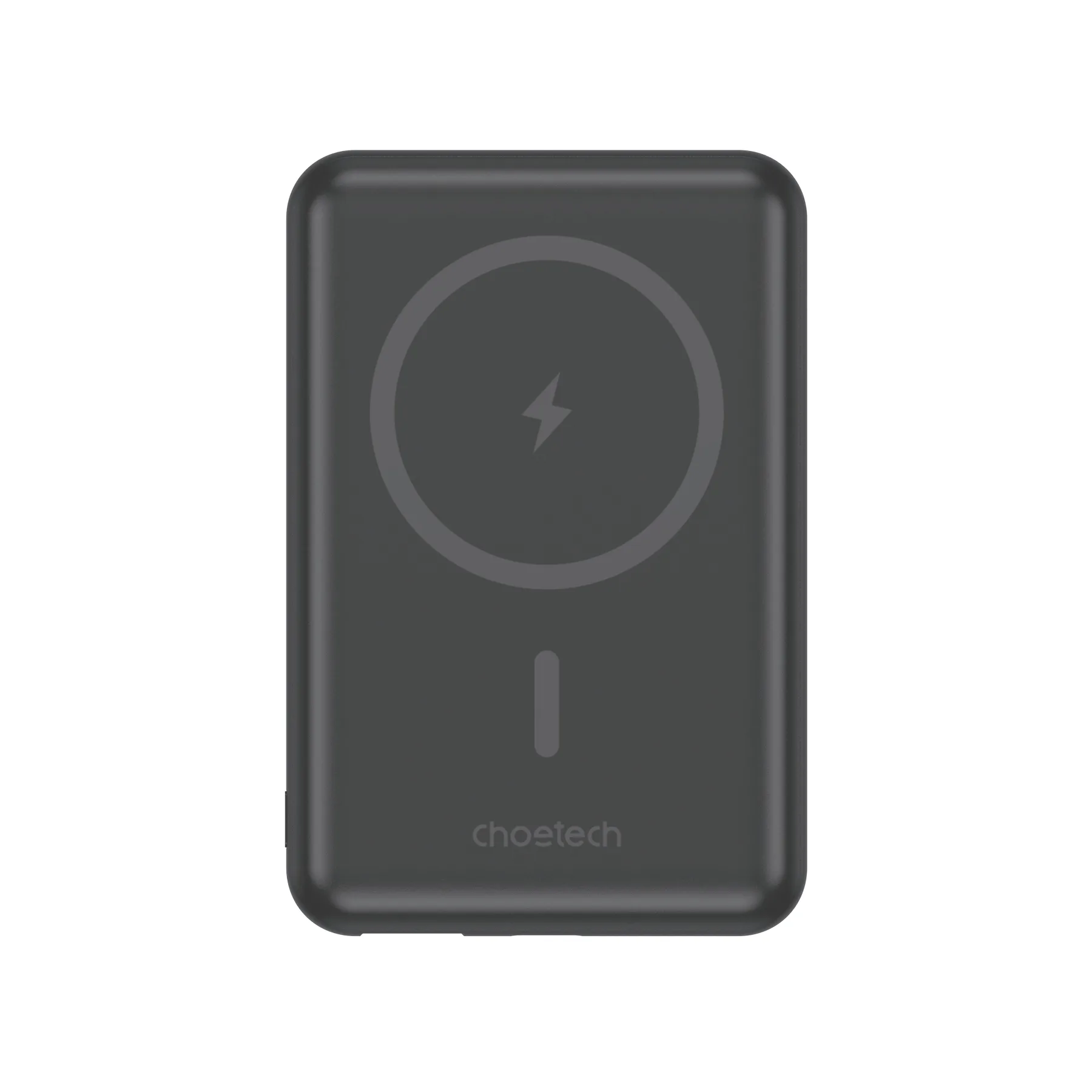 10000 mAh-s vezeték nélküli MagSafe power bank USB-A és USB-C portokkal, állványfunkcióval, fekete