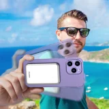Kicsi, könnyű, 5000 mAh-s MagSafe USB-A USB-C vezeték nélküli power bank, ezüst 7