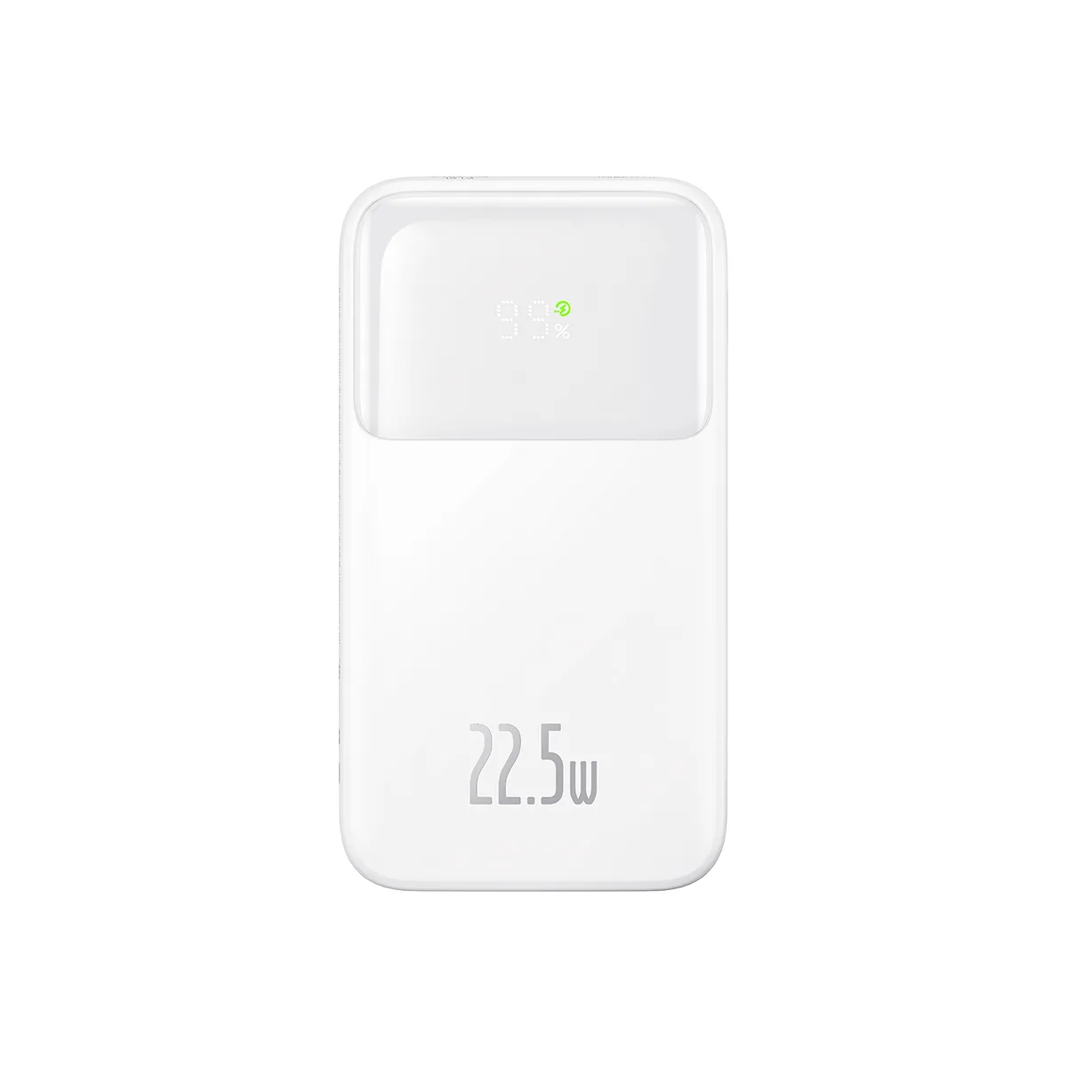 Power bank din seria Comet de 10000 mAh și 22,5 W cu afișaj + cablu alb USB-A la USB-C de 0,3 m 2