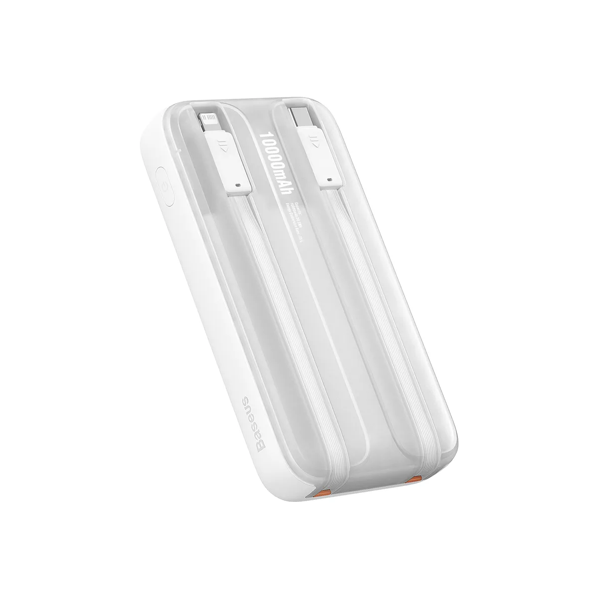Power bank din seria Comet de 10000 mAh și 22,5 W cu afișaj + cablu alb USB-A la USB-C de 0,3 m 7