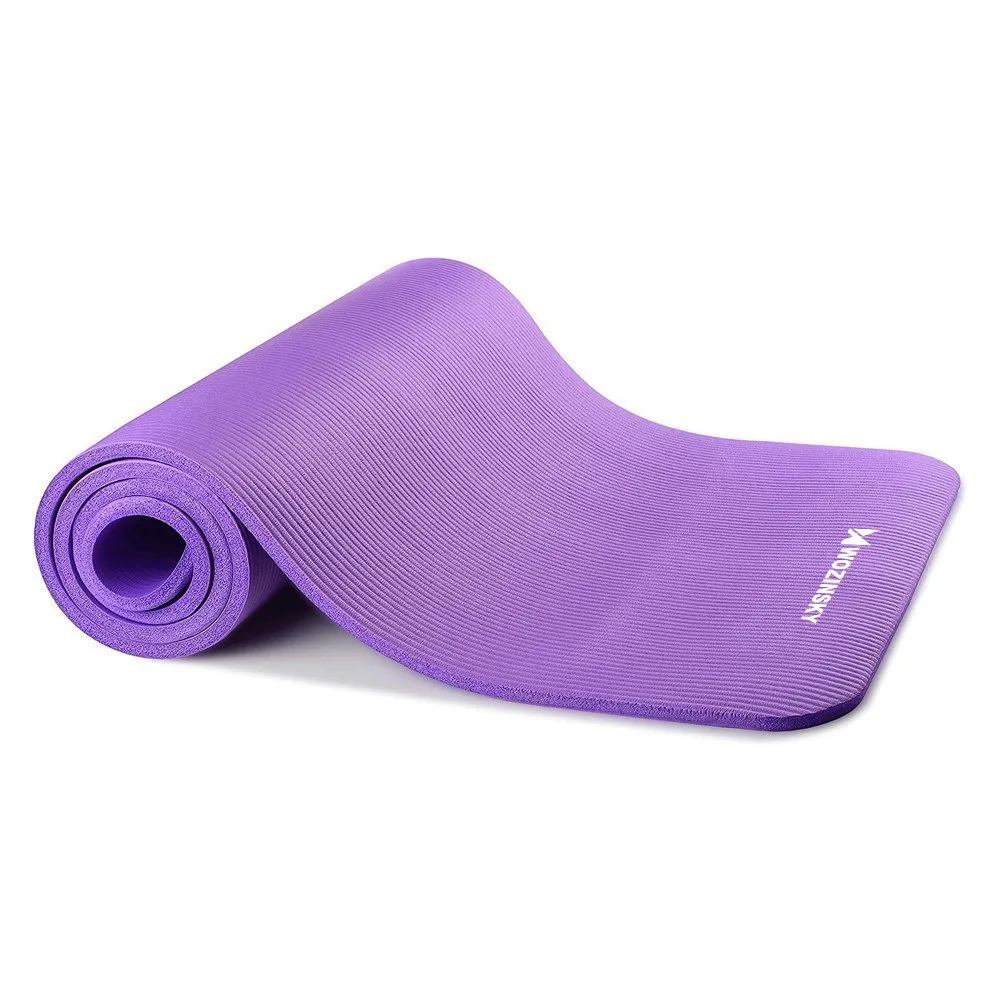 Jóga- és fitnesz szőnyeg 181 x 63 x 0,9 cm, lila