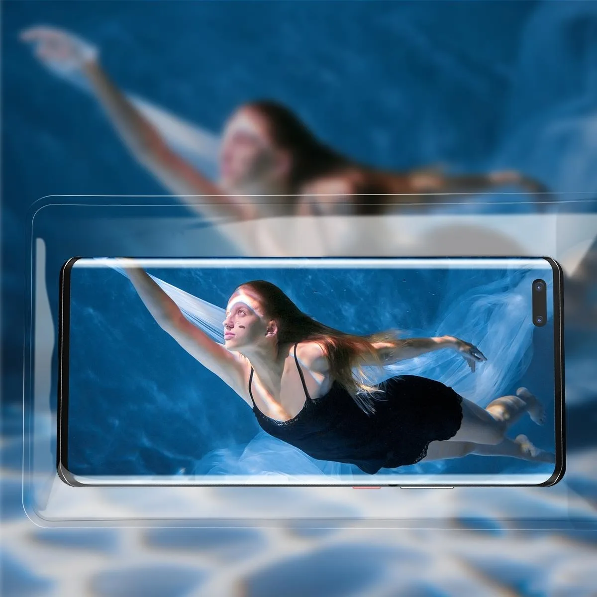 Vodootporna, zračno nepropusna futrola za telefon s kliznim poklopcem, crna 9