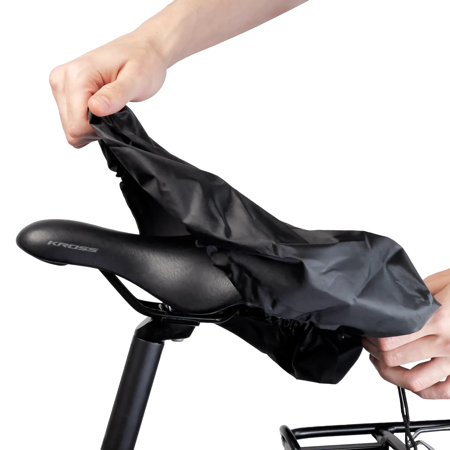 Waterproof bike seat cover - black 2