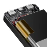30000mAh 15W Bipow Power Bank + 4-u-1 USB kabel (microUSB / Lightning / 2x USB-C, 1,2 m, crni) 5