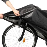 Wasserdichte Fahrradabdeckung mit Öffnung für ein Radschloss, Größe M – schwarz 2