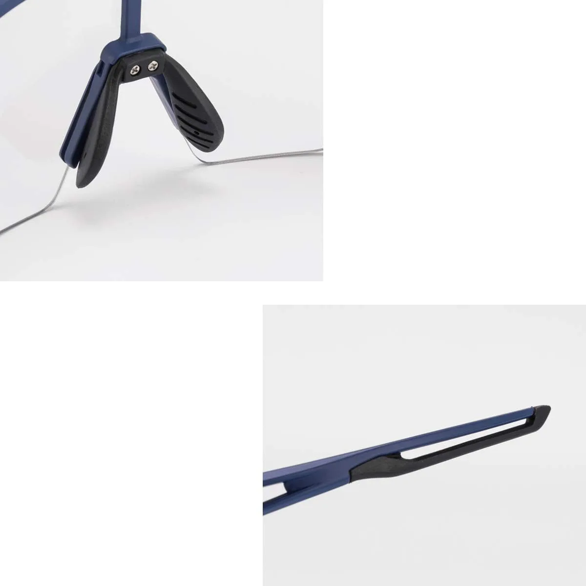 Photochromic cycling glasses with UV 400, UVA, and UVB filters, blue 3