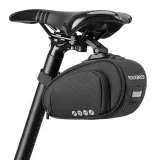 Torba rowerowa pod siodełko z szybkozłączką wodoodporna czarna