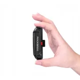 Piros, vízálló USB-A hátsó kerékpárlámpa a nyereg alá 2