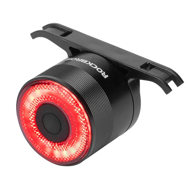 Lampa rowerowa tylna czerwona system STOP cztery tryby pracy 2