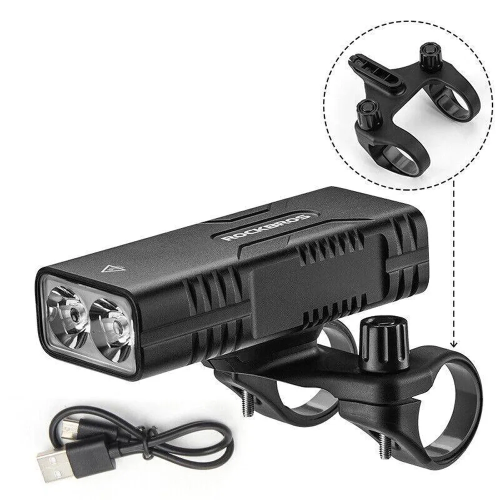 850 lm Fahrrad-Frontleuchte mit Powerbank-Funktion + USB-C-Kabel 2