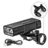 Lampka rowerowa przednia 850lm z funkcją powerbanku + kabel USB-C 2