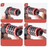 Bicycle lock, 5-digit combination lock, 1.8m cable - black 6