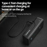 260 lm-es első kerékpárlámpa + USB-C kábel, 4 üzemmód 5