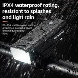 260 lm-es első kerékpárlámpa + USB-C kábel, 4 üzemmód 8