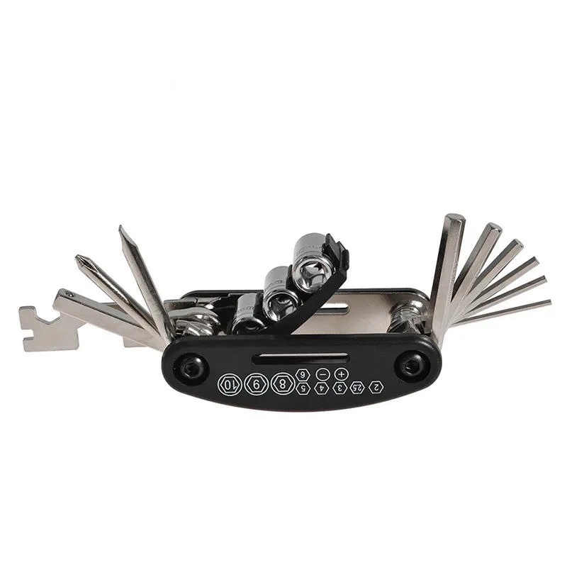 MultiTool 16-în-1 pentru reparații biciclete - negru 3