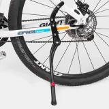 Cric telescopic pentru bicicletă, reglabil pe înălțime, aluminiu - negru 3