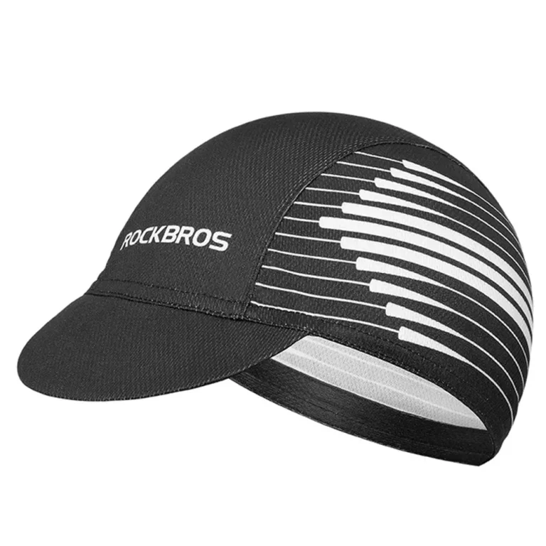 Kerékpáros sapka napellenzővel, fejkerület 56-61 cm - fekete