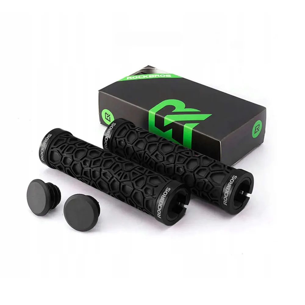 Fahrradgriffe, rutschfestes Gummi, 22 mm Durchmesser, schwarz 3